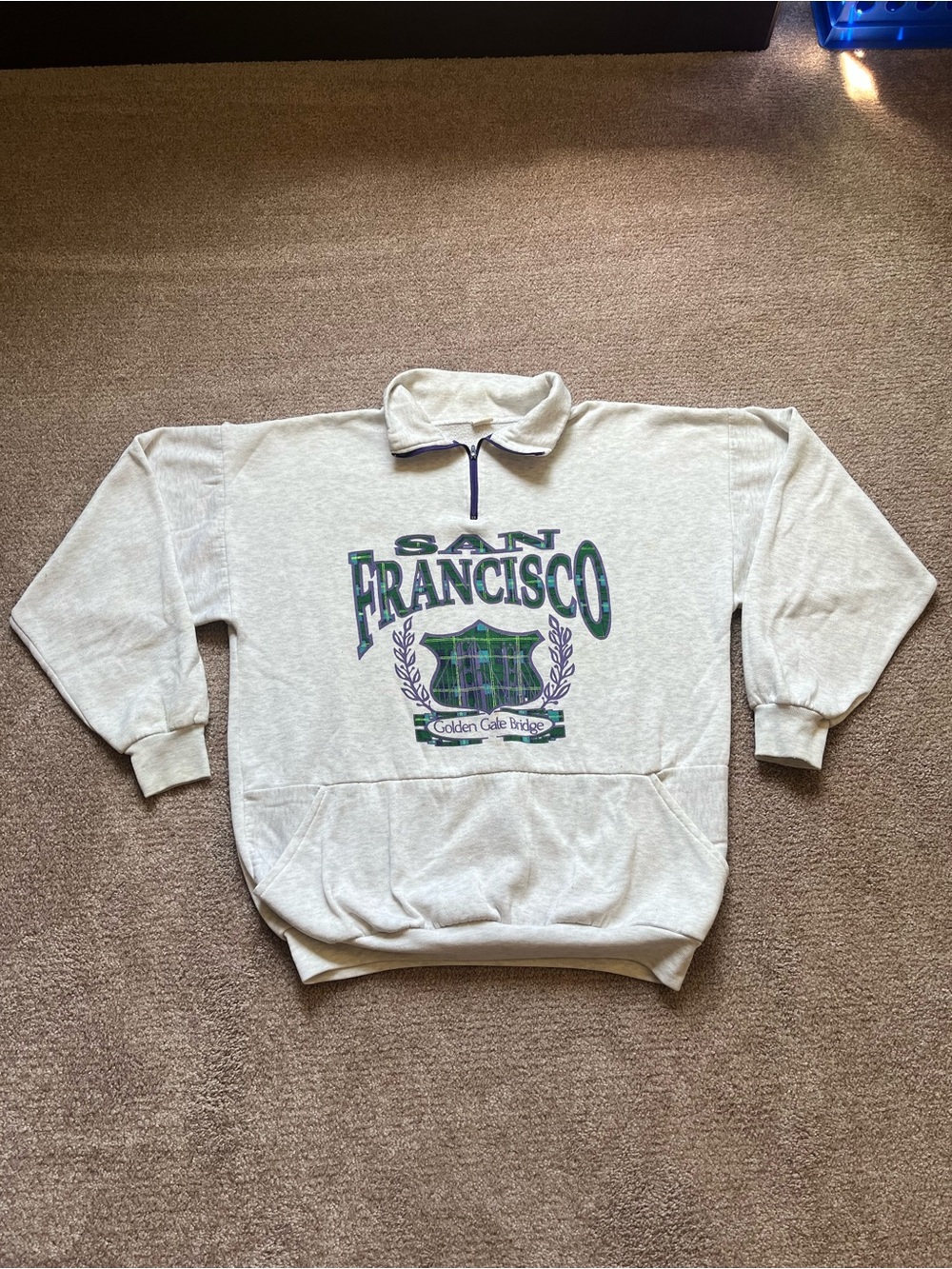 VTG 80’s San Francisco Golden Gate Grey Sweatshirt